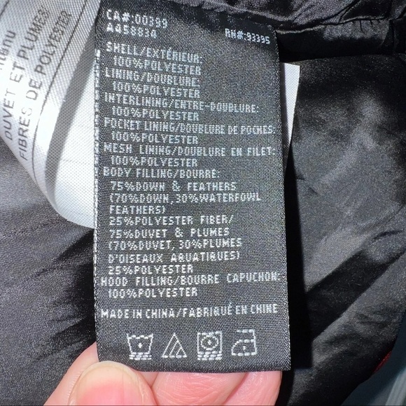 Heavy Down Coat Artic Expedition Women's Red Size Medium - Picture 6 of 6